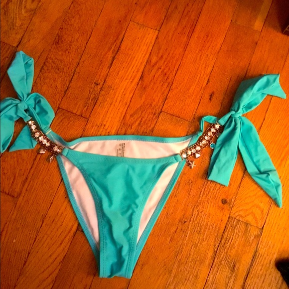 Other - BIKINI BOTTOM WITH JEWELRY ONLY $8, SIZE LARGE
